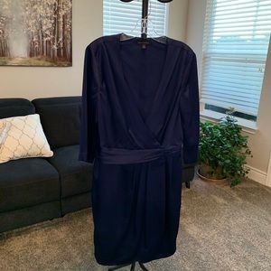 Banana Republic Navy Wrap Dress